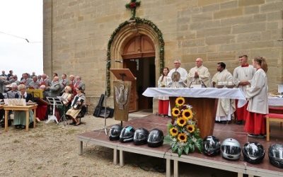 Bikergottesdienst beim Bergfest